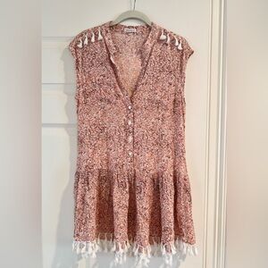 NWOT Poupette St. Barth Heni Tassel Dress, Small